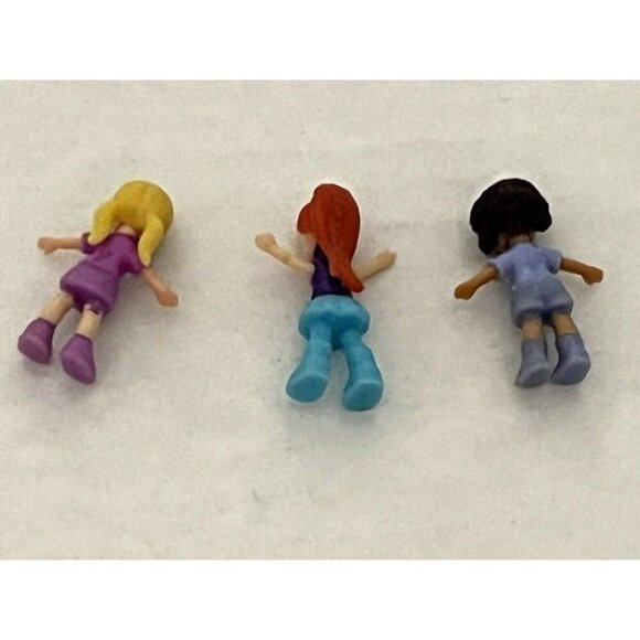 Polly Pocket 3 Mini Dolls 6 Mini Accessories Replacement‎ Parts Imaginative Play - Picture 5 of 8